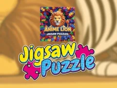 Leikur Anime Lion Jigsaw Puzzles á netinu