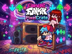Leikur Friday Night Funkin PixelCrate á netinu