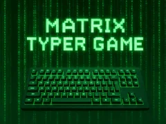 Leikur Matrix Typer á netinu Leikur Matrix Typer á netinu