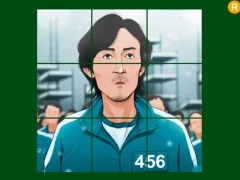 Leikur Smokkfiskur Game Player 456 Sliding á netinu