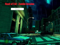 Leikur Hawk of Evil Zombie innrás á netinu