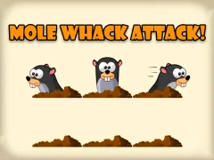 Leikur Mole Whack Attack á netinu