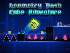 Leikur Geometry Dash Cube Adventure á netinu
