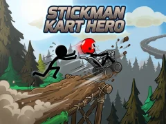 Leikur Stickman Kart Hero á netinu