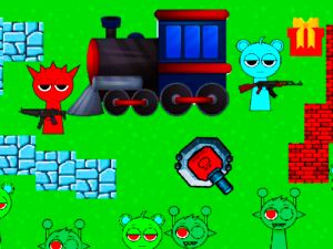 Leikur Sprunki Dead Rails á netinu