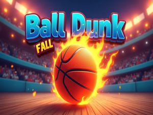 Leikur Ball Dunk Fall á netinu