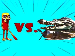 Leikur Tung Tung Sahur vs bombardino crocodilo á netinu