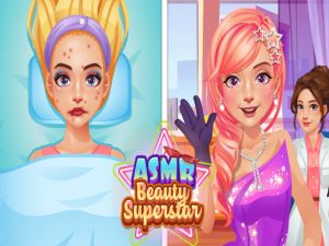 Leikur ASMR fegurð stórstjarna á netinu