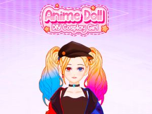 Leikur Anime dúkkur diy cosplay stúlka á netinu