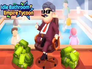 Leikur Aðgerðalaus baðherbergisveldi tycoon á netinu
