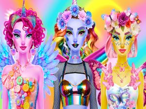 Leikur Dazzling Divas Makeup á netinu