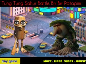 Leikur Tung Tung Sahur bardaga brr patapim á netinu