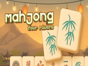 Leikur Mahjong Four Rivers á netinu
