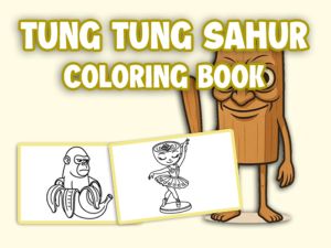 Leikur Tung Tung Sahur litarbók á netinu