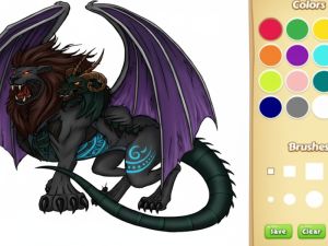 Leikur Dragon Chimera litarbók á netinu