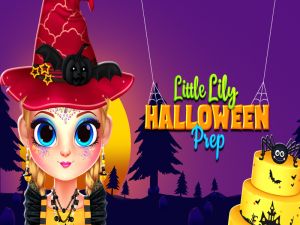 Leikur Little Lily Halloween Prep á netinu