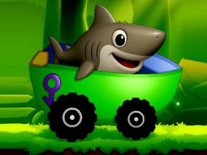 Leikur Tralalero Tralala Jeep Adventure á netinu