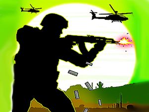 Leikur Swat Force vs hryðjuverkamenn á netinu
