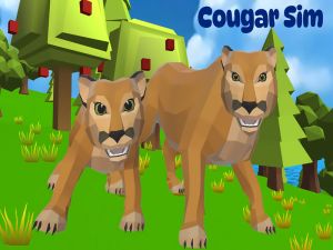Leikur Cougar Simulator: Stórir kettir á netinu