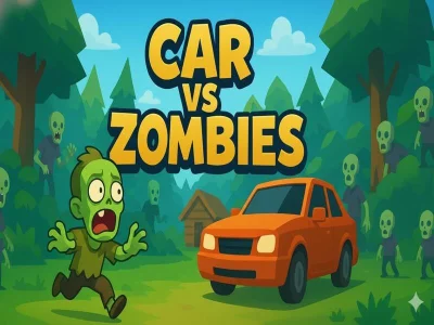 Leikur Bíll vs zombie á netinu