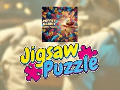 Leikur Puppet Rabbit Jigsaw Puzzles á netinu