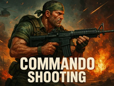 Leikur Commando myndataka á netinu