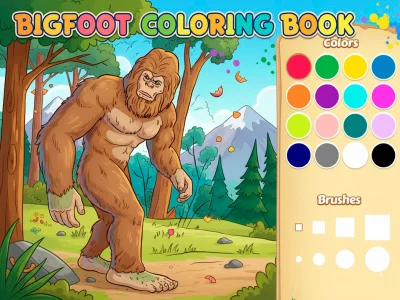 Leikur Bigfoot litabók á netinu