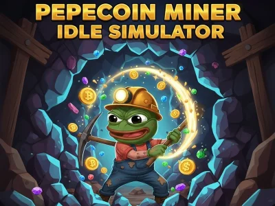 Leikur Pepecoin Miner Idle Simulator á netinu