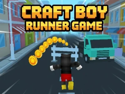 Leikur Craft Boy Runner leikur á netinu