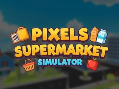 Leikur Pixels Supermarket Simulator á netinu