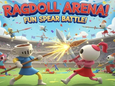 Leikur Ragdoll Arena! Skemmtilegur Spear Battle! á netinu