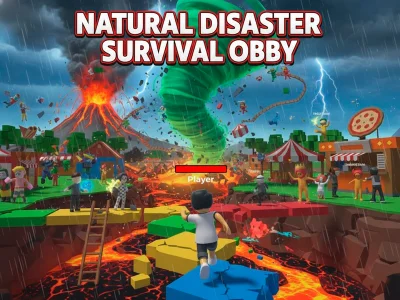 Leikur Natural Disaster Survival Obby á netinu