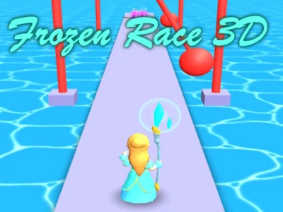Leikur Frozen Race 3D á netinu