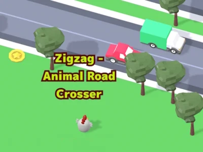 Leikur ZigZag Animal Road á netinu