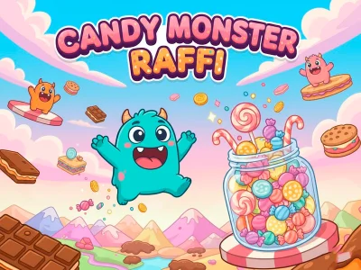 Leikur Candy Monster Raffi á netinu
