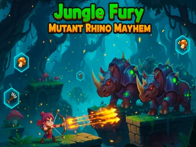 Leikur Jungle Fury Mutant Rhino Mayhem á netinu