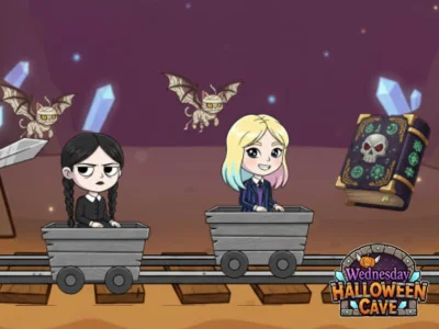 Leikur Miðvikudagur Halloween hellir á netinu