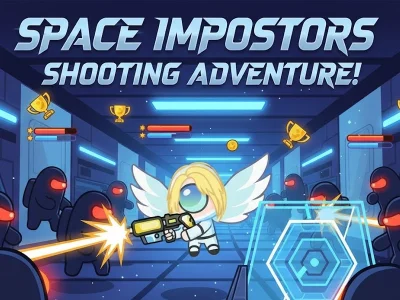 Leikur Space Impostors Shooting Adventure á netinu