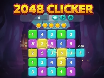 Leikur 2048 Clicker á netinu Leikur 2048 Clicker á netinu