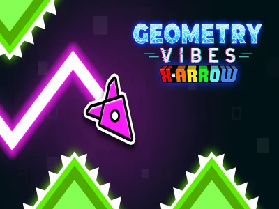 Leikur Geometry Vibes X-Arrow á netinu