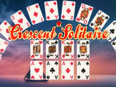 Leikur Crescent Solitaire á netinu