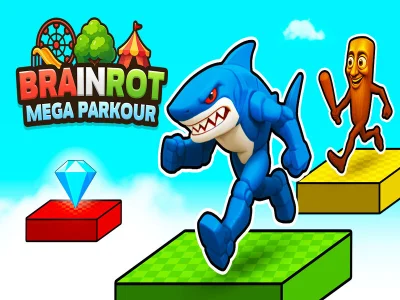 Leikur Brainrot Mega Parkour á netinu