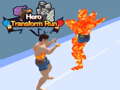 Leikur Hero Transform Run á netinu