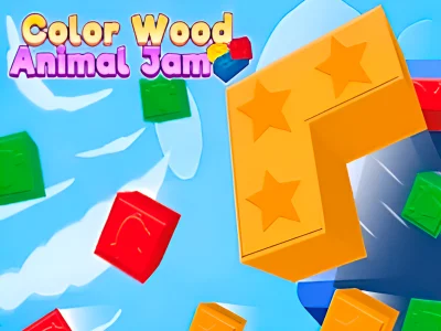 Leikur Litur Wood Animal Jam á netinu