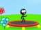 Leikur Trampólín Stickman á netinu