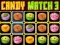 Leikur Candy Match 3 á netinu