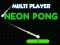 Leikur Neon Pong Fjölpleika á netinu