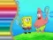 Leikur Lita bók fyrir Spongebob á netinu