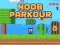 Leikur Noob Parkour 2D á netinu