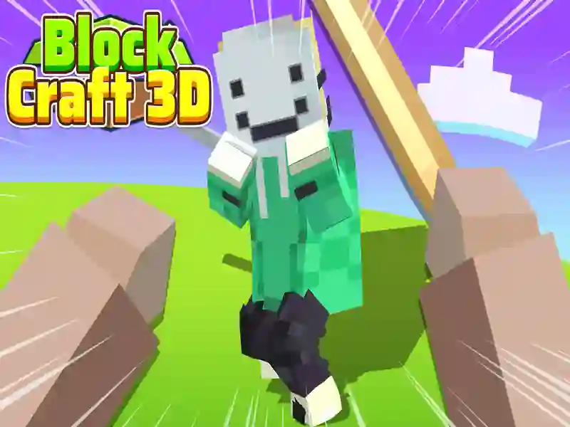 Leikur Block Craft 3d á netinu